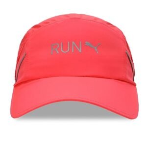 Puma Unisex-Adult, Lightweight Runner Cap, Fire Orchid