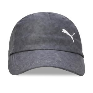 Puma Unisex-Adult Washed Cap, Flat Dark Gray